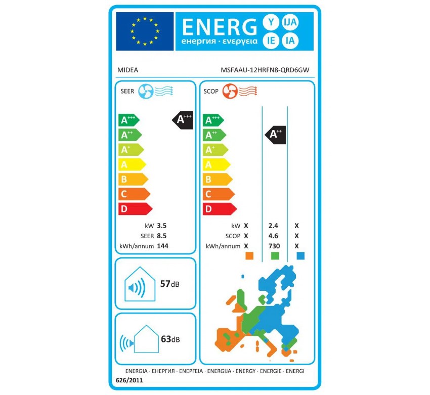 Midea MSAFBU-09HRDN8-QRDOGW inverter - Klima BG solutions