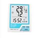 Merač temperature i vlažnosti sa satom Flus FL-201