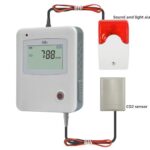 Dataloger za CO2 temperaturu i vlažnost sa spoljnim alarmom Huato S653-EX